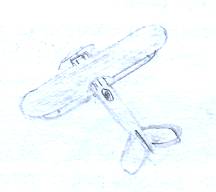 Biplane - from above
