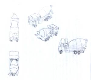 815 as concrete mixer